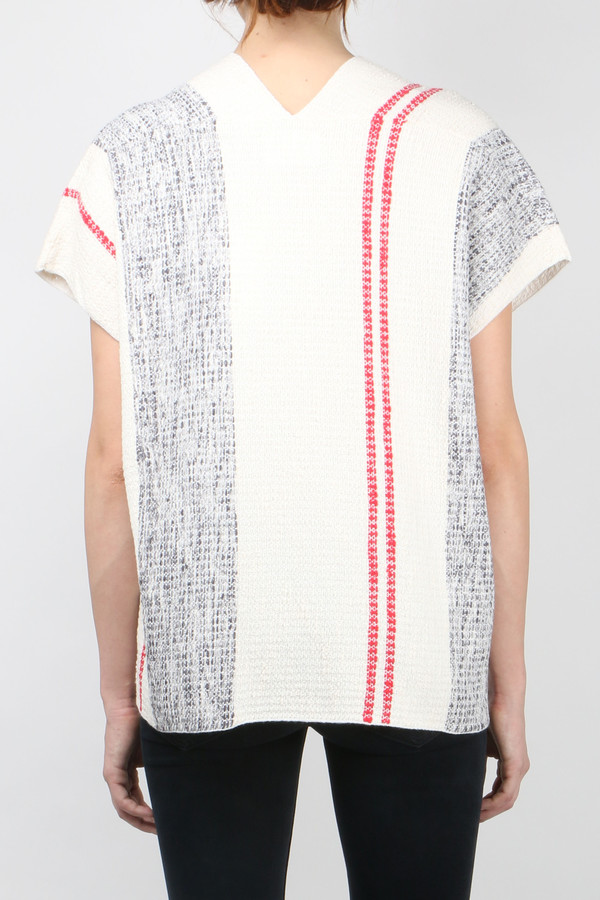 sita murt Striped Poncho sita murt Striped Poncho