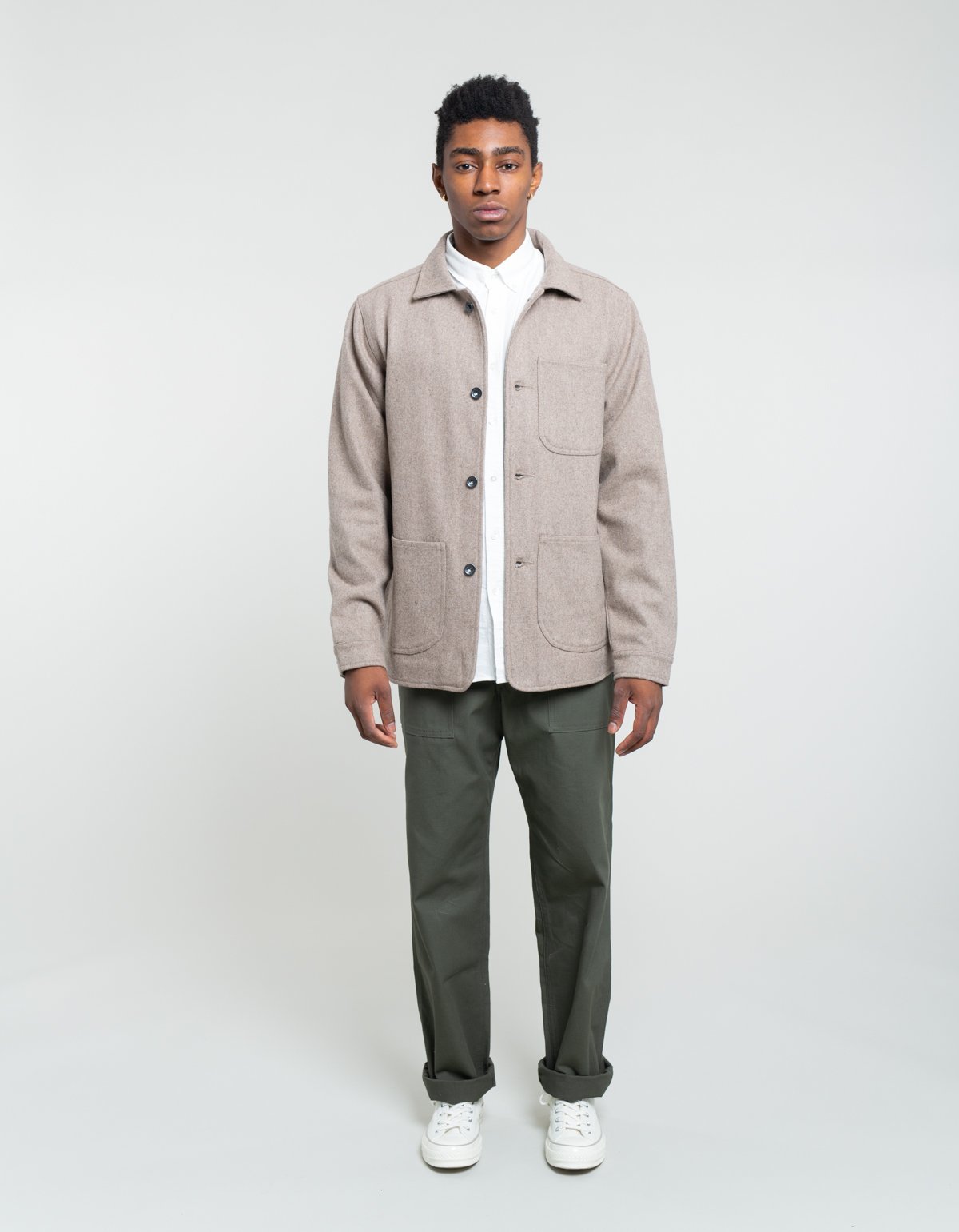 Native North Wool Utility Jacket - Dirt 