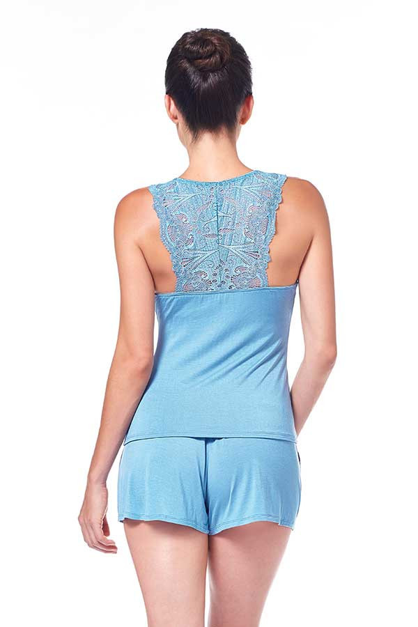 Fleurt Lace Back Tank/Short Set Fleurt Lace Back Tank/Short Set