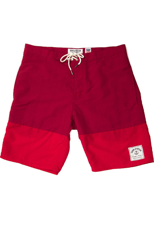 Men's Iron & Resin Hemi Boardshort Red Men's Iron & Resin Hemi Boardshort Red