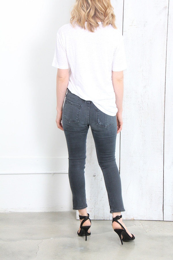 T By Alexander Wang LINEN SILK OVERSIZED TEE IN WHITE T By Alexander Wang LINEN SILK OVERSIZED TEE IN WHITE