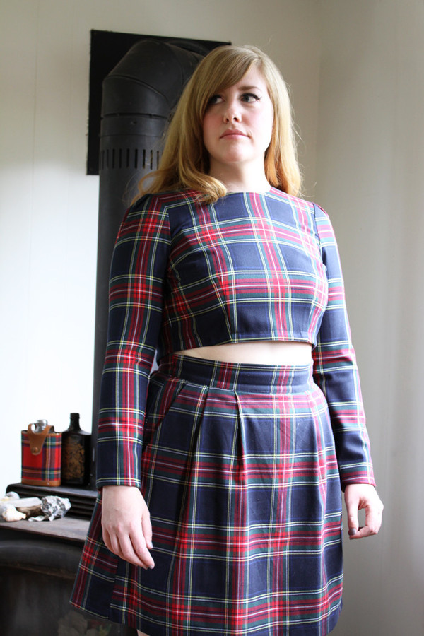 Birds of North America Hornero Top (Stewart Tartan) Birds of North America Hornero Top (Stewart Tartan)