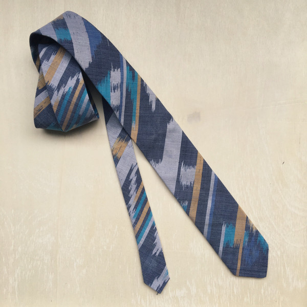 Men's Deshal Ikat Necktie Men's Deshal Ikat Necktie