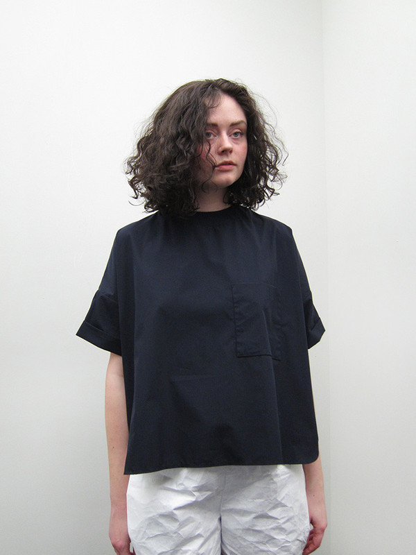 Unisex Suzanne Rae Oversized Pocket T, Cotton/Nylon Unisex Suzanne Rae Oversized Pocket T, Cotton/Nylon