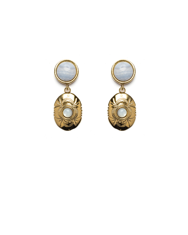 Lizzie Fortunato Circle Concho Earrings Lizzie Fortunato Circle Concho Earrings