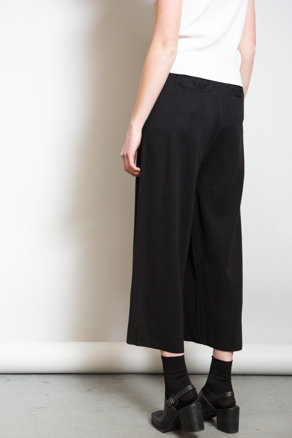 Achro Ribbed Waist Knit Pants / Black Achro Ribbed Waist Knit Pants / Black