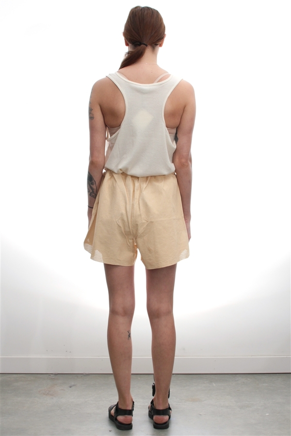 BaseRange Cut Out Leather Short BaseRange Cut Out Leather Short