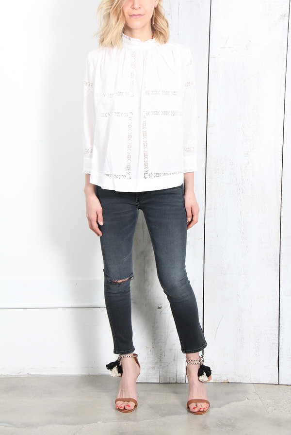 SEA LONG SLEEVE LACE TOP SEA LONG SLEEVE LACE TOP