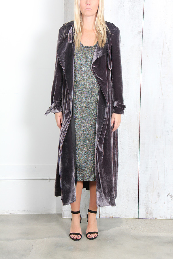 Rachel Comey TALUS COAT IN STONED VELVET Rachel Comey TALUS COAT IN STONED VELVET