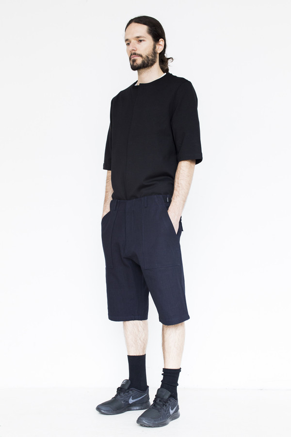 Men's Assembly Cotton Short - Indigo Men's Assembly Cotton Short - Indigo