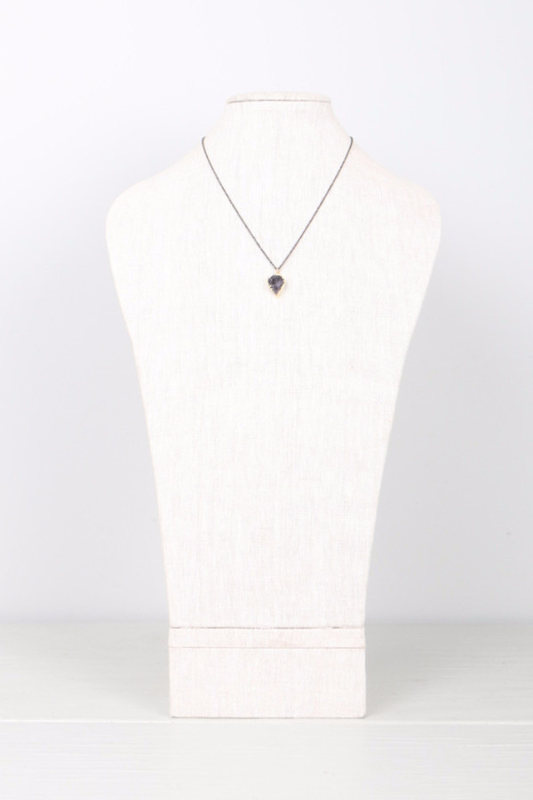 Mickey Lynn Blackened Silver Diamond Cut Free From Druzy Mickey Lynn Blackened Silver Diamond Cut Free From Druzy