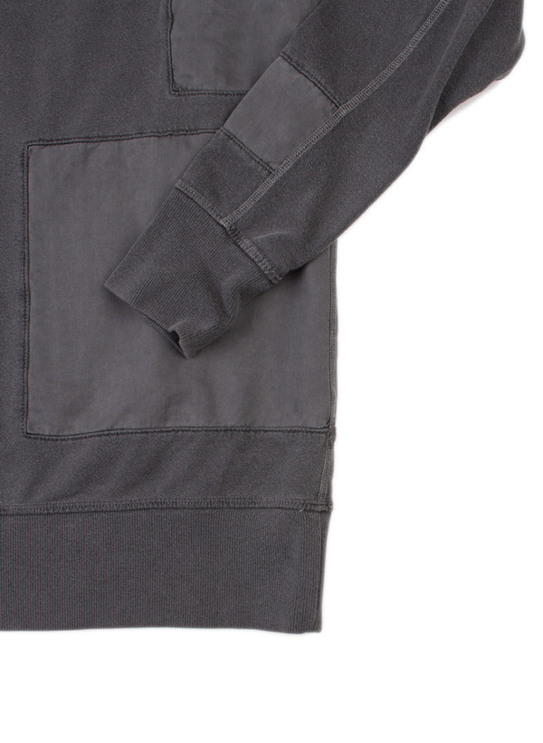 Men's John Elliott LS Paneled Crewneck Sweatshirt Black Men's John Elliott LS Paneled Crewneck Sweatshirt Black