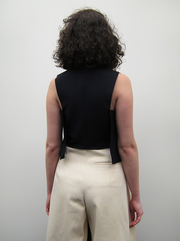 Nancy Stella Soto Side Flaps Ponte Shirt Nancy Stella Soto Side Flaps Ponte Shirt