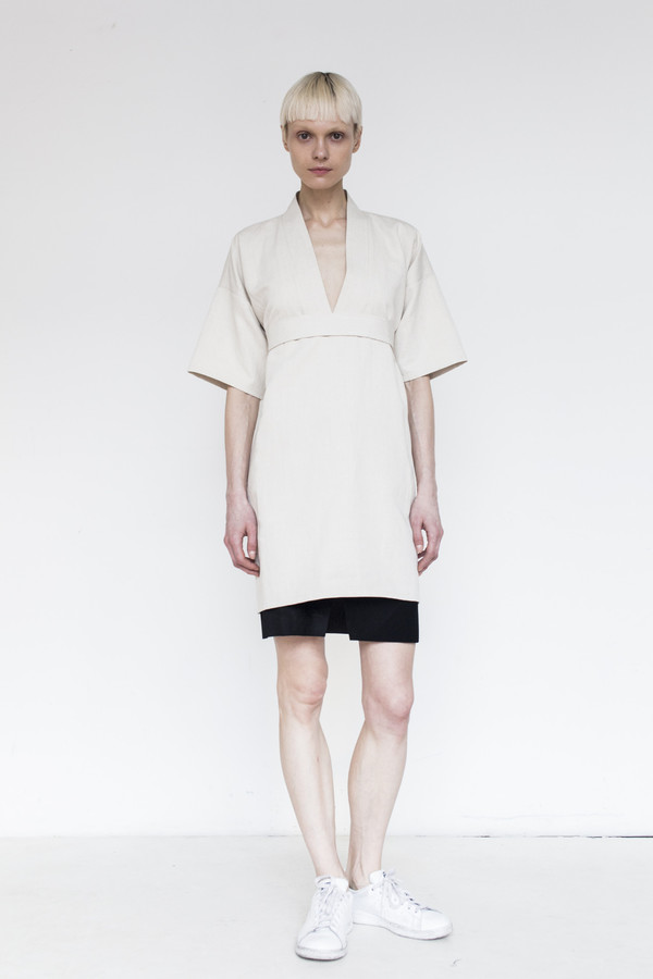 Assembly Cotton Karate Dress - Natural Assembly Cotton Karate Dress - Natural