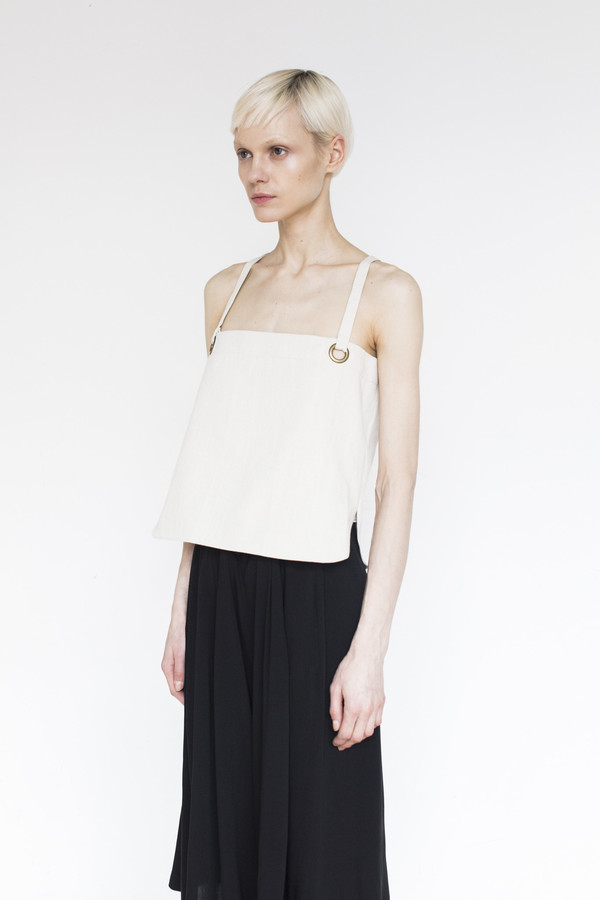 Assembly Cotton Strap Top - Natural Assembly Cotton Strap Top - Natural