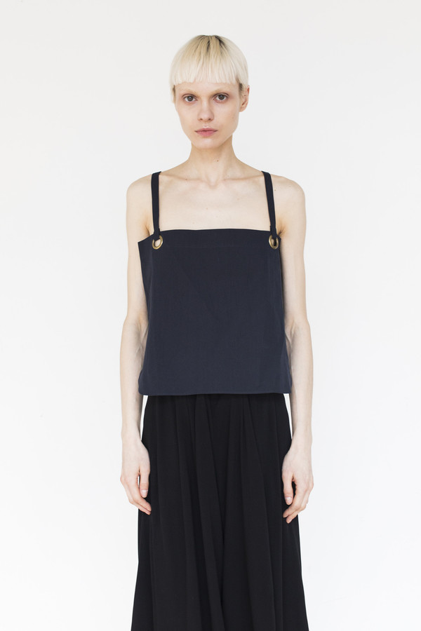 Assembly Cotton Strap Top - Navy Assembly Cotton Strap Top - Navy