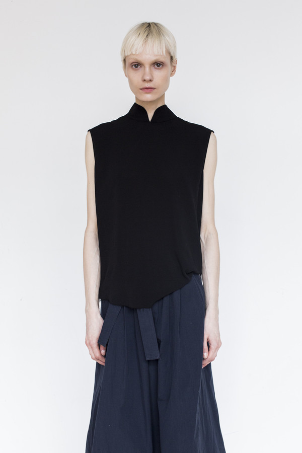 Assembly Crepe Sleeveless Top Assembly Crepe Sleeveless Top