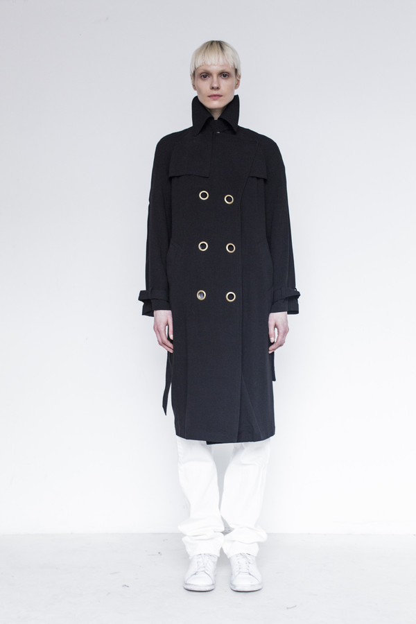Assembly Crepe Trench Coat Assembly Crepe Trench Coat