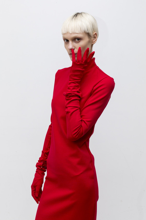 LRS Modal Gloved Long Sleeve Dress LRS Modal Gloved Long Sleeve Dress