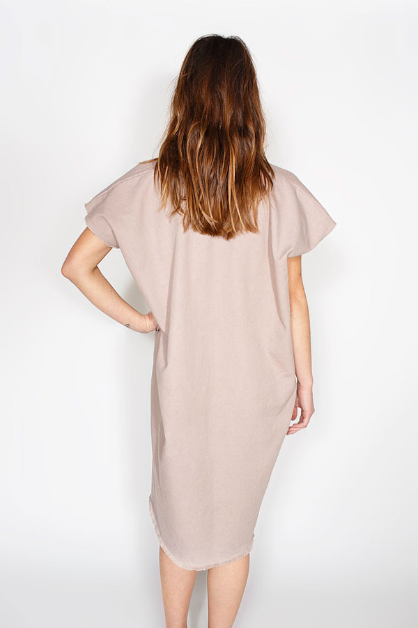 Miranda Bennett Everyday Dress, Cropped, Denim in Dove Miranda Bennett Everyday Dress, Cropped, Denim in Dove