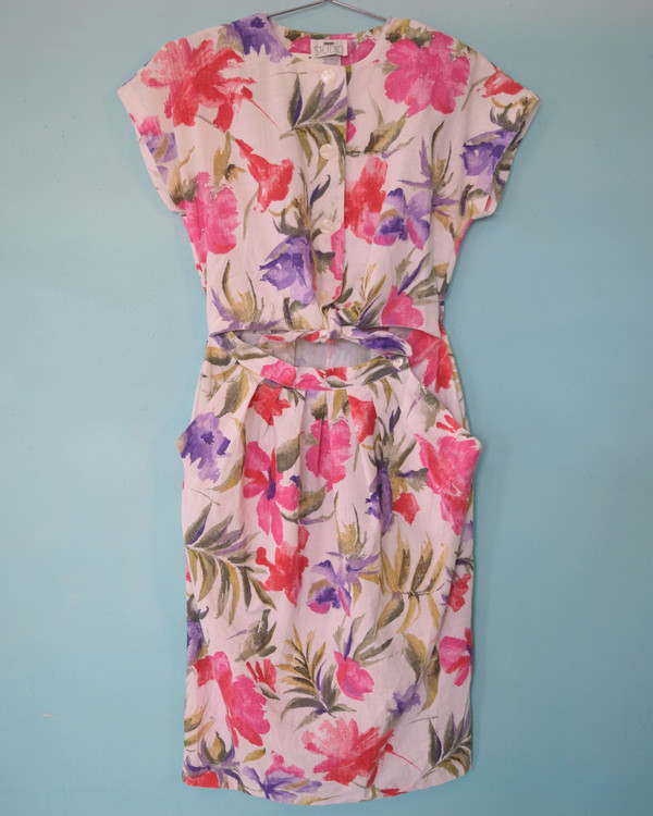 Floral Midriff Dress Floral Midriff Dress