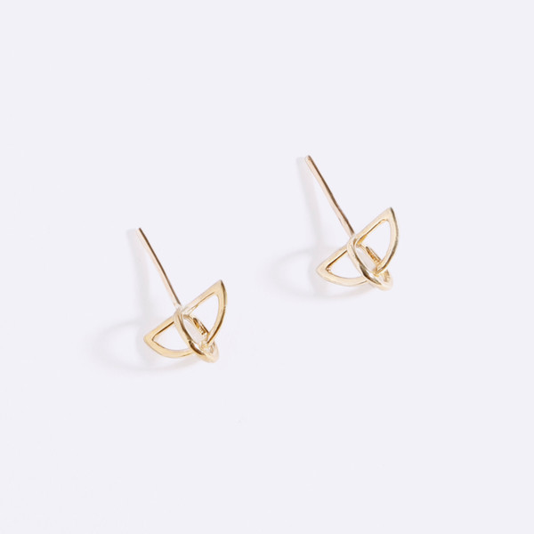 Metalepsis Projects Float Earrings Brass Metalepsis Projects Float Earrings Brass