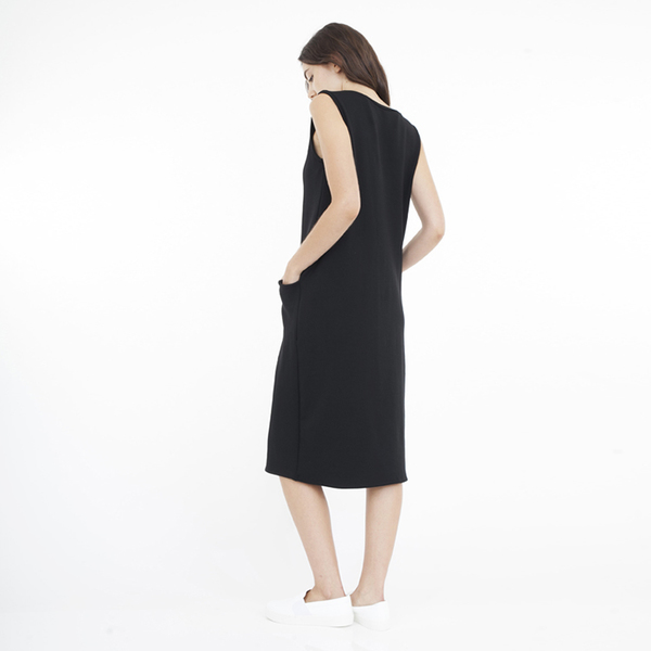 Corinne Pocket dress - black Corinne Pocket dress - black