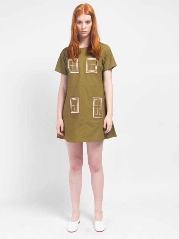 Dark coral House Dress Dark coral House Dress