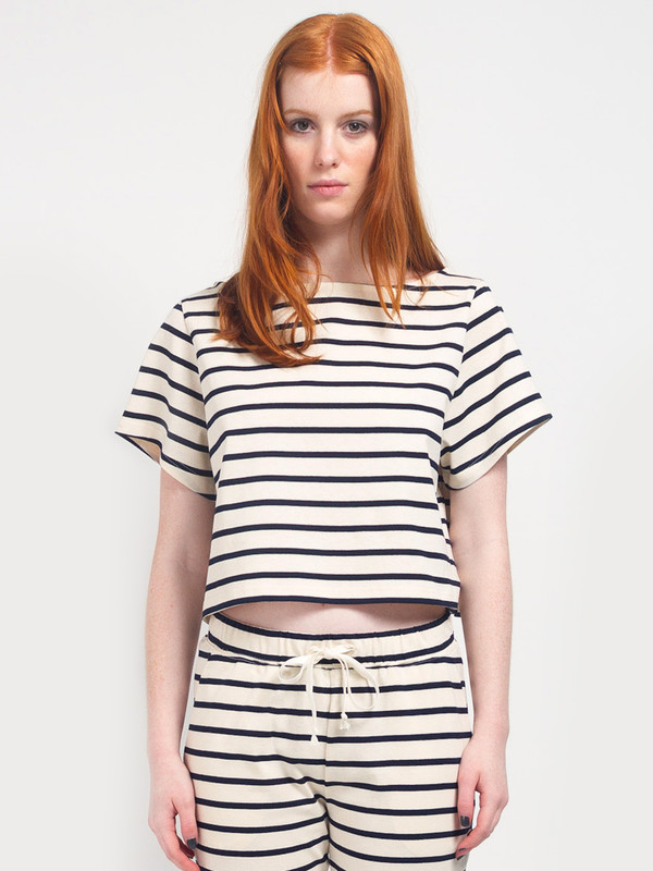 Samuji Panda Top Ocean Stripe Samuji Panda Top Ocean Stripe