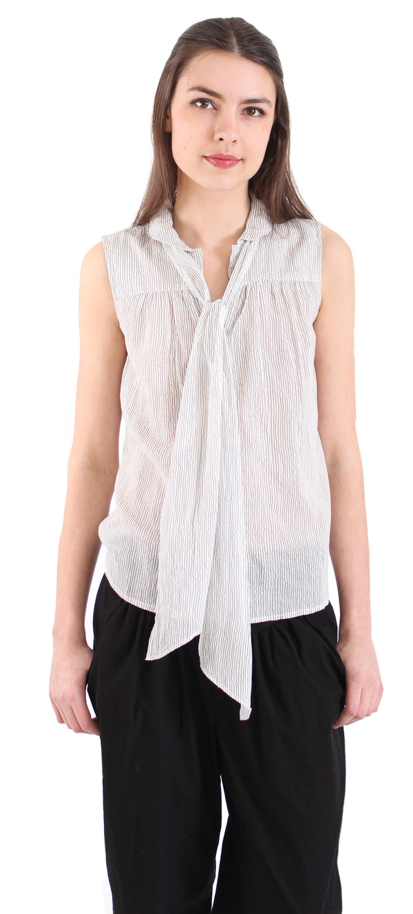 Swildens Oose Stripe Gauze Top Swildens Oose Stripe Gauze Top