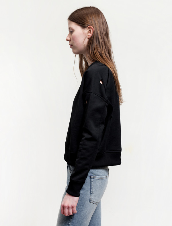 Acne Studios Baylee Cut Out Sweatshirt Acne Studios Baylee Cut Out Sweatshirt