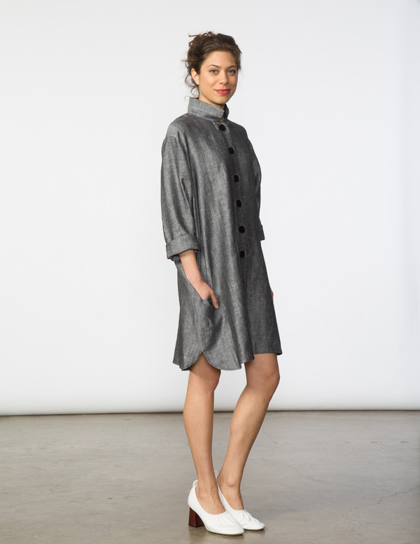 SBJ Austin Stacey Dress in Dark Grey SBJ Austin Stacey Dress in Dark Grey