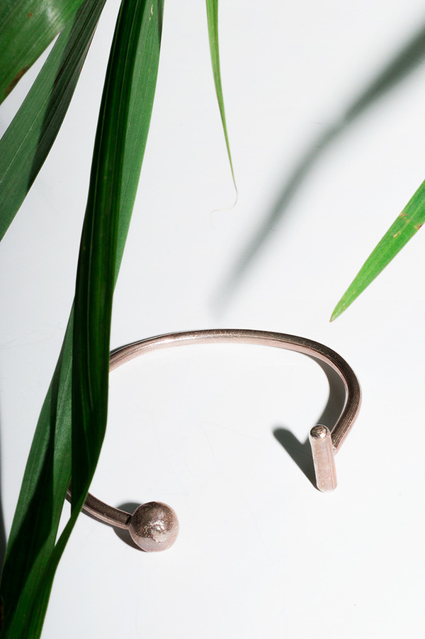 In Objects We Trust CIRCLE AND LINE SILVER BRACELET In Objects We Trust CIRCLE AND LINE SILVER BRACELET