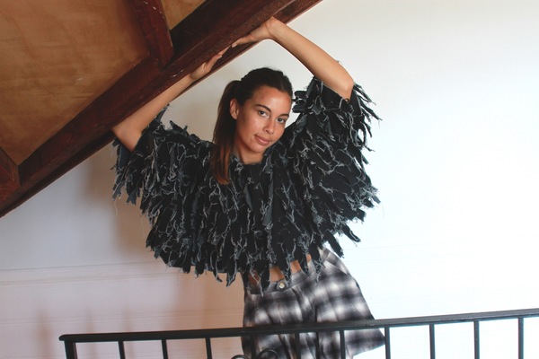 323 Shredded Crop Dolman 323 Shredded Crop Dolman