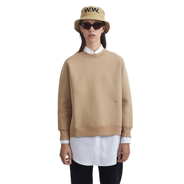 Wood Wood Willow Sweatshirt in Cornstalk Wood Wood Willow Sweatshirt in Cornstalk