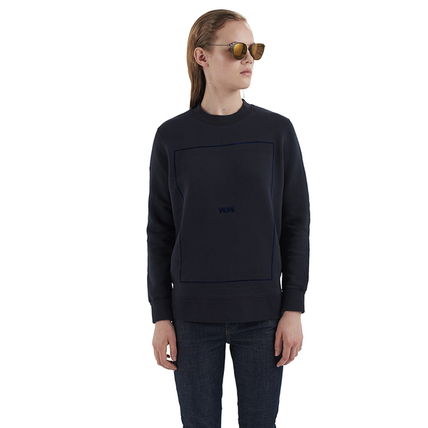 Wood Wood Willow Sweatshirt in Navy Wood Wood Willow Sweatshirt in Navy