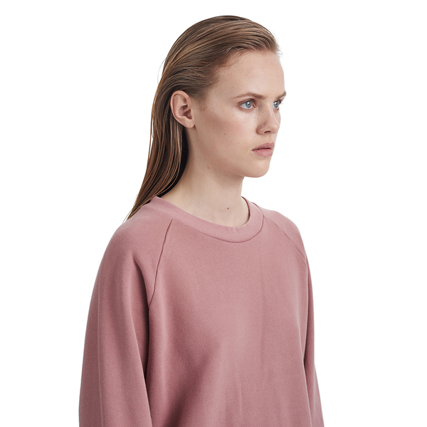 Wood Wood Manet Sweatshirt in Ash Rose Wood Wood Manet Sweatshirt in Ash Rose
