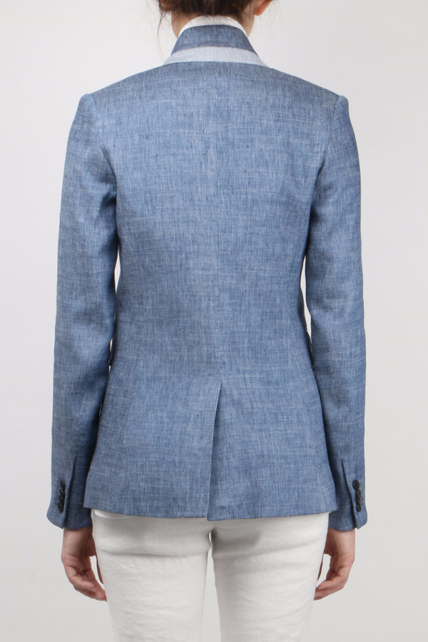 Veronica Beard Orchid Upcollar Jacket w/ White Upcollar Dickey Veronica Beard Orchid Upcollar Jacket w/ White Upcollar Dickey