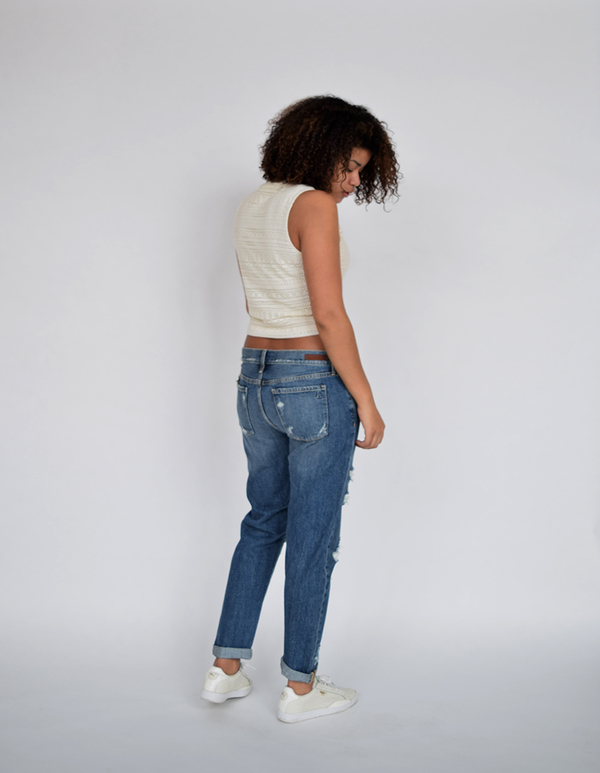 Articles of Society Janis Destructed Boyfriend Jeans Articles of Society Janis Destructed Boyfriend Jeans