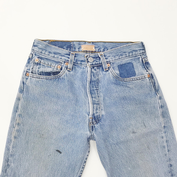 B Sides Jeans - Levi's 501 Patchwork Denim Jeans B Sides Jeans - Levi's 501 Patchwork Denim Jeans