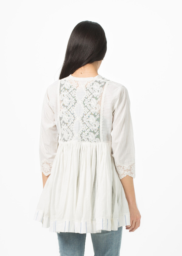 Pero Lace Front Button Up Pero Lace Front Button Up