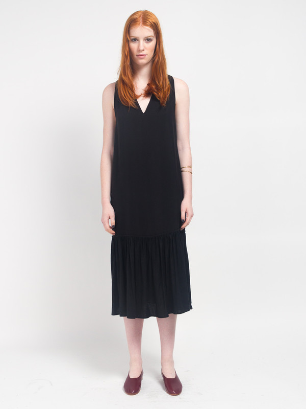 Howard Column Dress Licorice Howard Column Dress Licorice