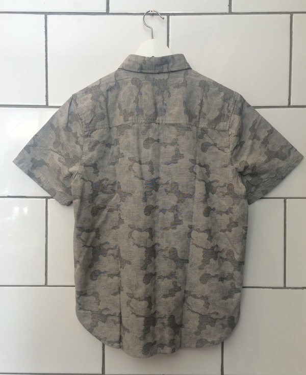 Short Sleeve Jacquard Camo Button Down Short Sleeve Jacquard Camo Button Down