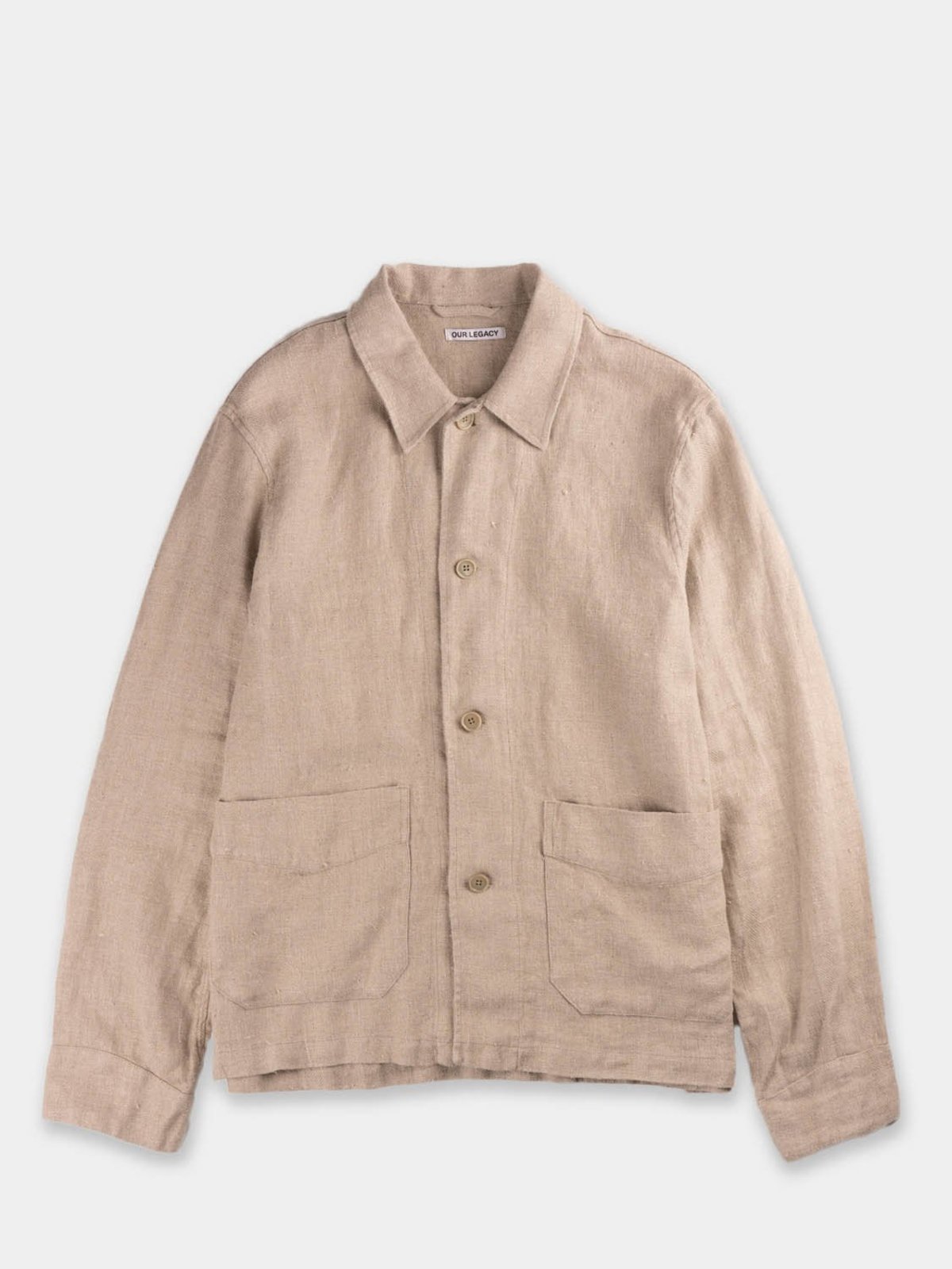 box archive jacket raw herringbone