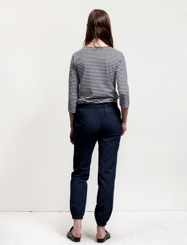 Sunspel Tapered Washed Trouser Sunspel Tapered Washed Trouser