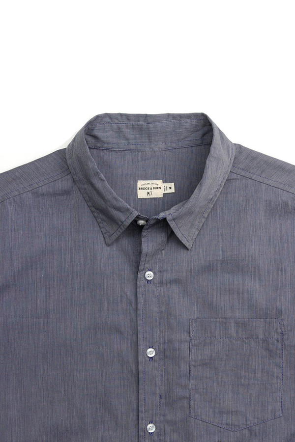 Men's Bridge & Burn Harbor Navy Pinstripe Men's Bridge & Burn Harbor Navy Pinstripe