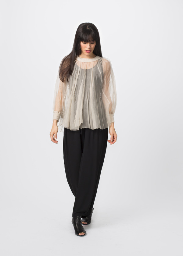 Louiza Babouryan Cashmere Cape Top Louiza Babouryan Cashmere Cape Top