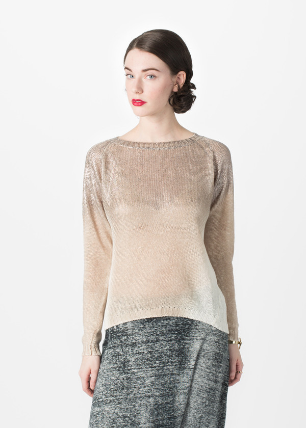 Avant Toi Shimmer Jersey Top Avant Toi Shimmer Jersey Top