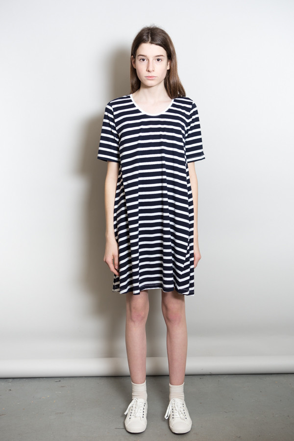 Kowtow Building Block Swing Dress - Stripe Kowtow Building Block Swing Dress - Stripe