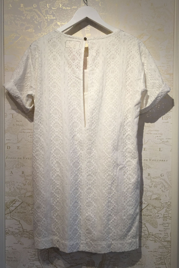 Current Elliott Eyelet Tshirt Dress Current Elliott Eyelet Tshirt Dress